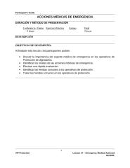 LA Spanish - Lesson 17 - Emergency Medical Actions2.doc