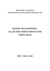 Imam Al-Ghazali – Allah Ada Tanpa Tempat dan Tanpa Arah.pdf