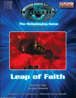 D20 - Babylon 5 RPG - 2nd Edition - Adventure - Leap of Faith.pdf